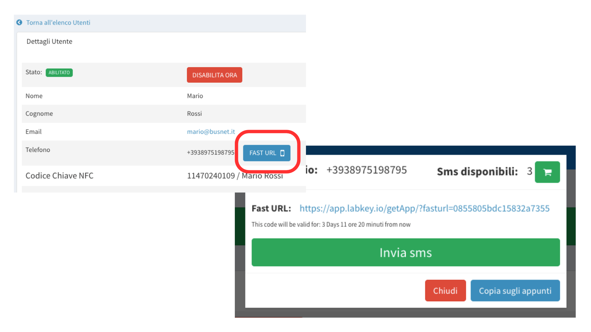 Fast-URL Benutzer