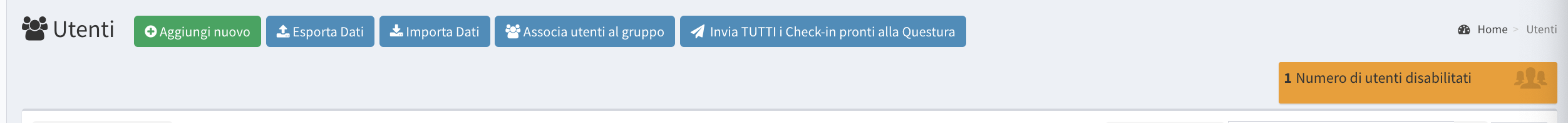 Manuelle Übermittlung des Check-ins